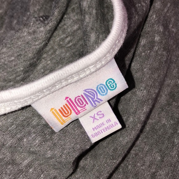 LulaRoe Irma green top - Picture 3 of 5